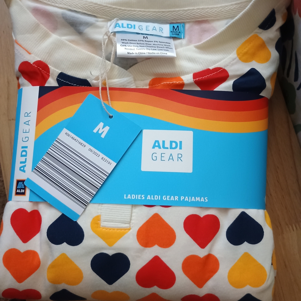 Aldi Gear Heart Pajamas
